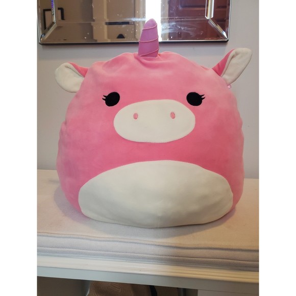 Squishmallows Original Zoe the Pink Unicorn Squishy Squooshems - Picture 1 of 5